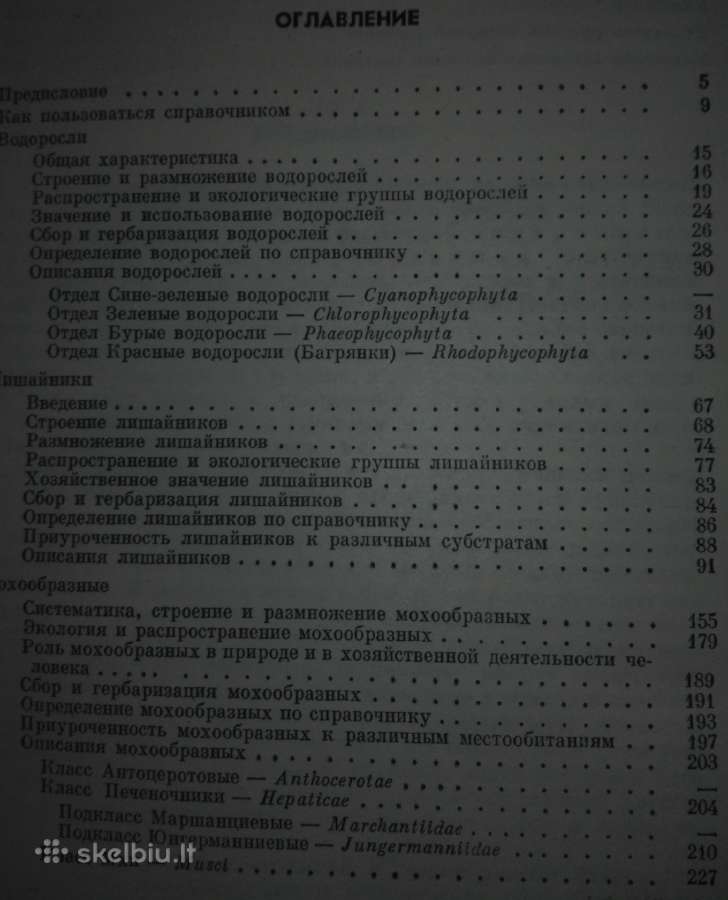 1442. Водоросли, Лишайники И Мохообразные Сср - nuotraukos Nr. 4