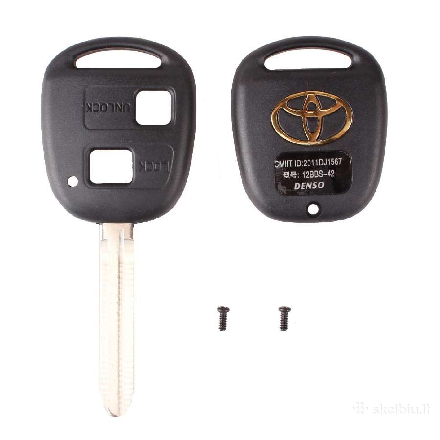 Toyota raktai rakto korpusas raktas 0-616-96777 - nuotraukos Nr. 4