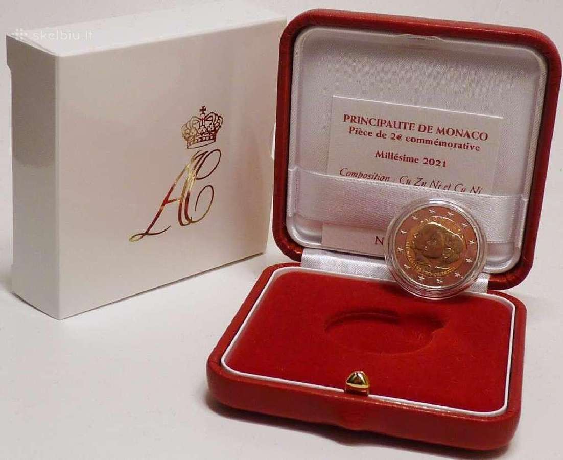 Monakas 2 Euro 2021 Proof