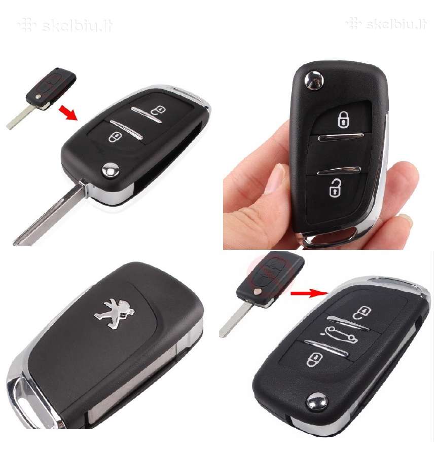Citroen raktai korpusas raktas 0-616-96777 - nuotraukos Nr. 5
