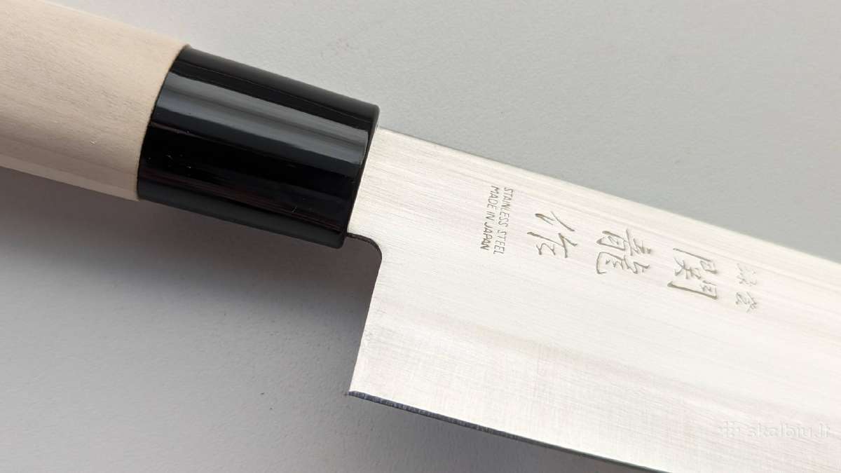 Santoku Japoniškas Virtuvinis Šefo Peilis - nuotraukos Nr. 7