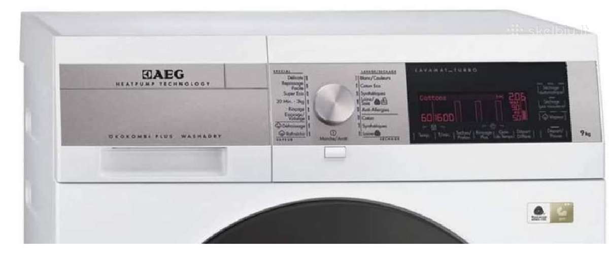 Skalbyklė / Džiovyklė Aeg 9000 series 9/6kg A - nuotraukos Nr. 4