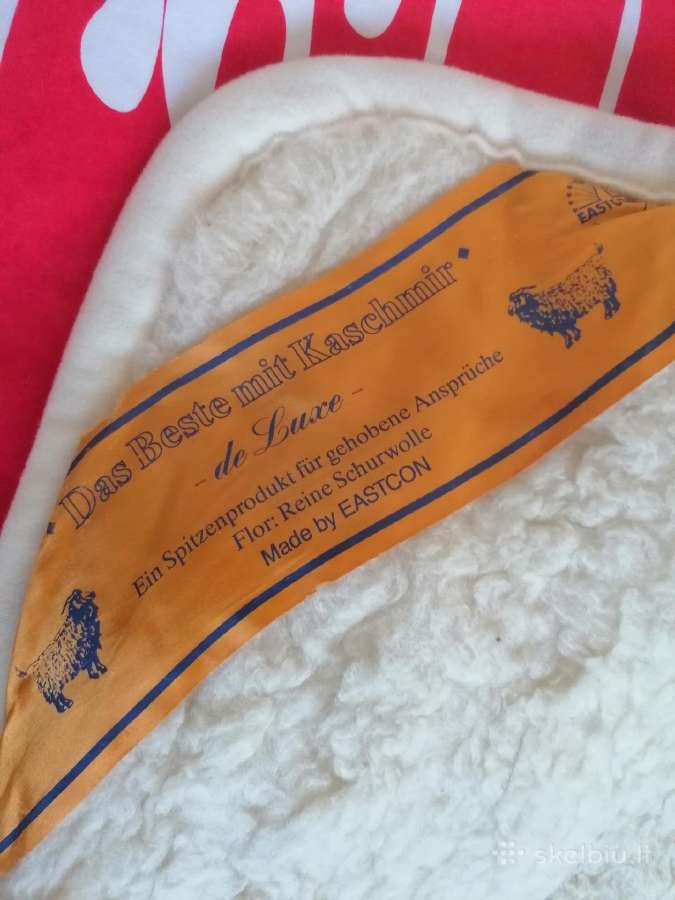 Natūralios vilnos ir kašmyro paklotas kaip naujas - nuotraukos Nr. 3