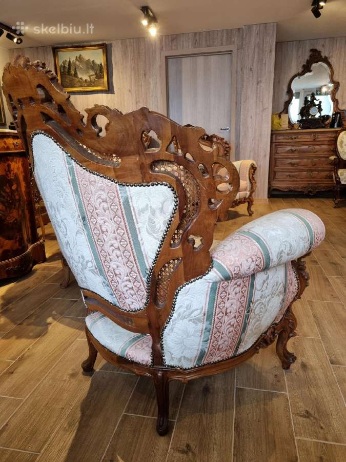 Prabangus minkštas komplektas. Sofa foteliai. - nuotraukos Nr. 5