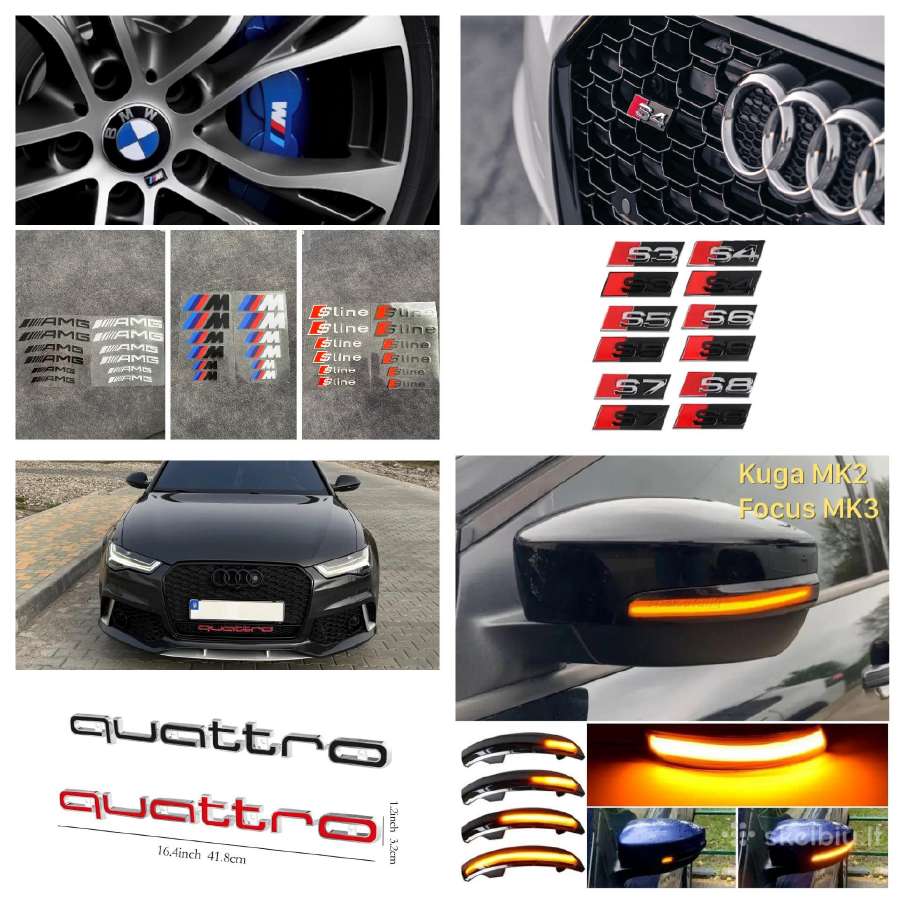 Bmw zenkliukai , Audi S-line , Amg , dalys , LED. - nuotraukos Nr. 32