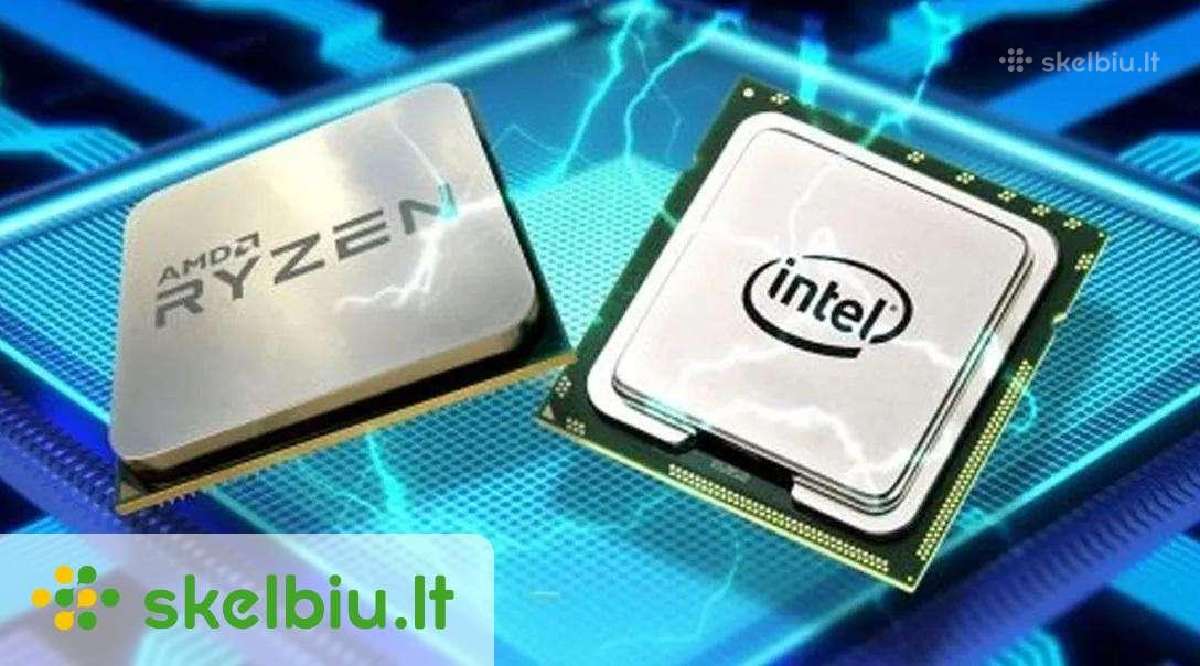 Parduodu stac. cpu intel ir amd