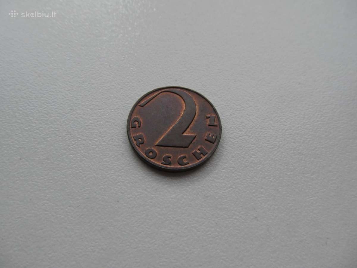 2 groschen , Austrija ,1925 , 1926, 1937 - nuotraukos Nr. 5