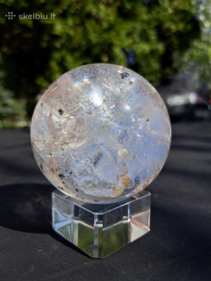 Kalnų krištolo rutulys, mineralas, akmuo 444g - nuotraukos Nr. 3