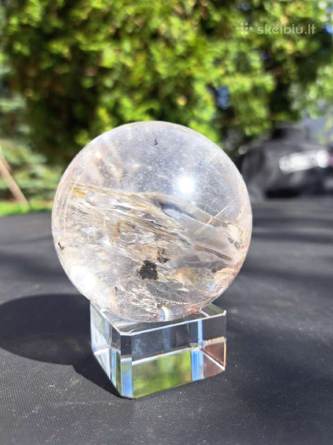 Kalnų krištolo rutulys, mineralas, akmuo 444g - nuotraukos Nr. 4