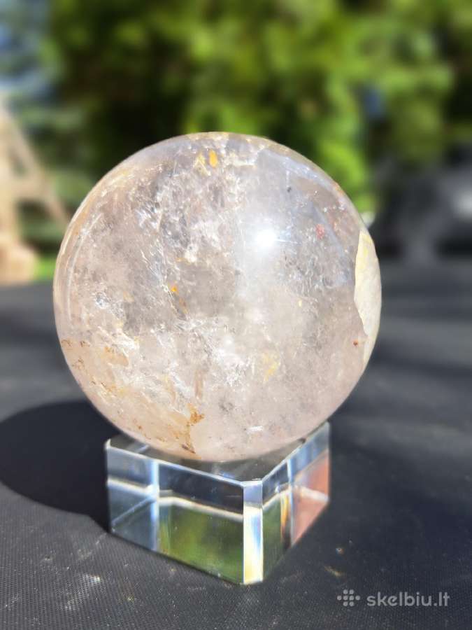 Kalnų krištolo rutulys, mineralas, akmuo 446g - nuotraukos Nr. 4