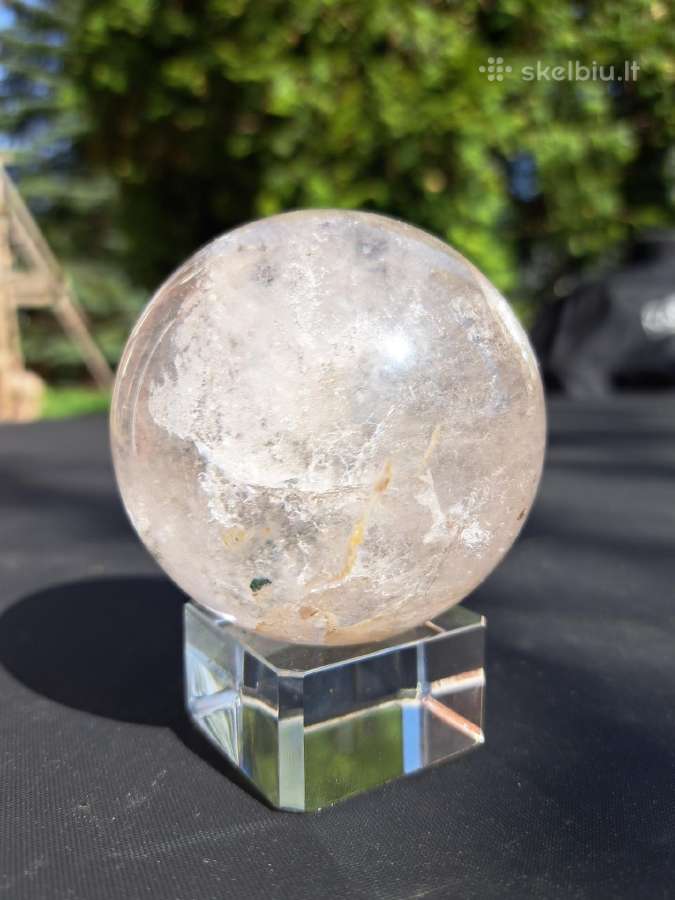 Kalnų krištolo rutulys, mineralas, akmuo 446g - nuotraukos Nr. 2
