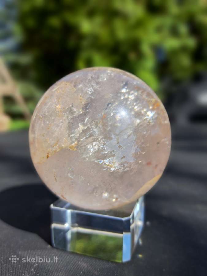 Kalnų krištolo rutulys, mineralas, akmuo 446g - nuotraukos Nr. 5