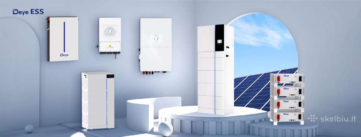Deye energijos kaupikliai žemo voltažo 48v