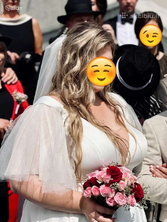 Didesnio dydžio vestuvinė suknelė - nuotraukos Nr. 2