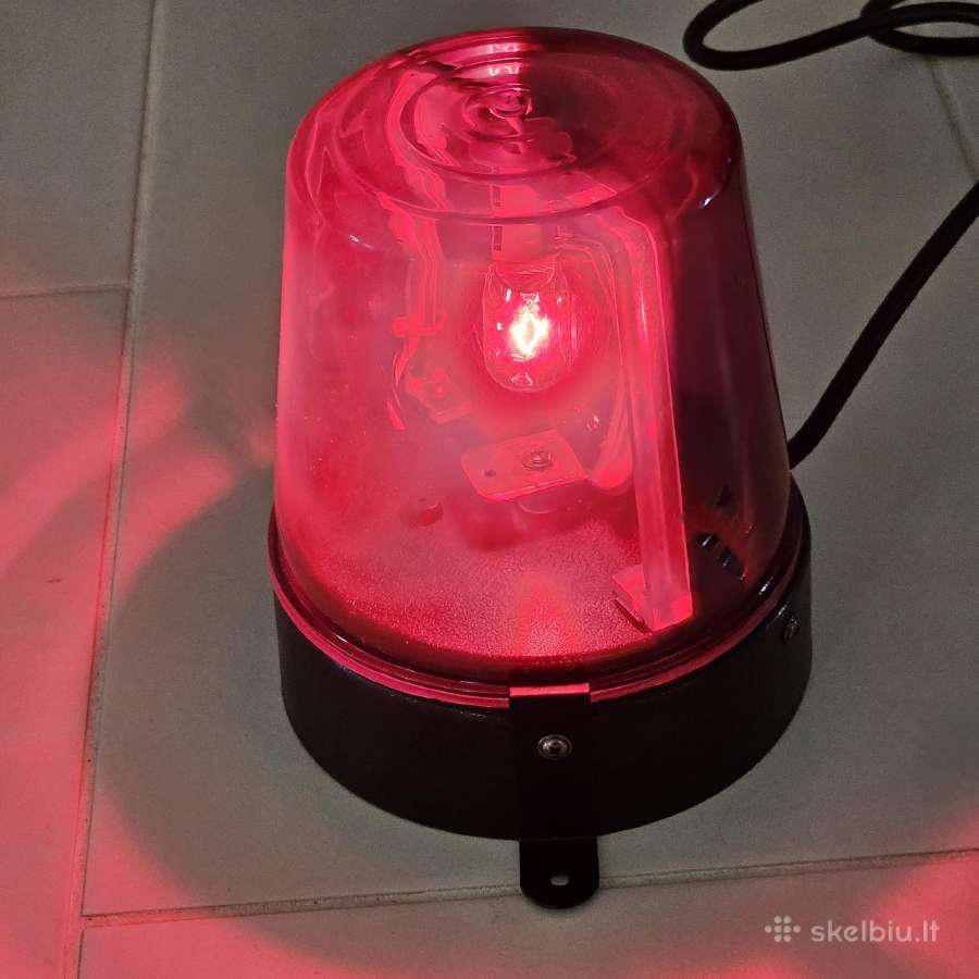 Disco švyturėlis raudonas. - nuotraukos Nr. 3