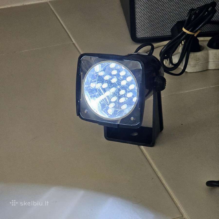 Disco LED lempa stroboskopas - nuotraukos Nr. 3