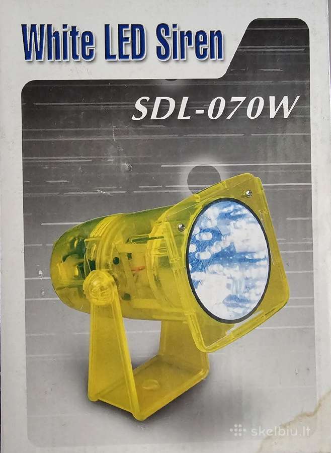 Disco LED lempa stroboskopas - nuotraukos Nr. 4