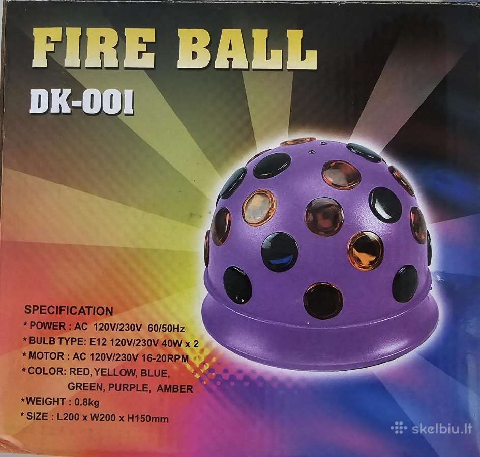 Disco šviesos fireball - nuotraukos Nr. 2