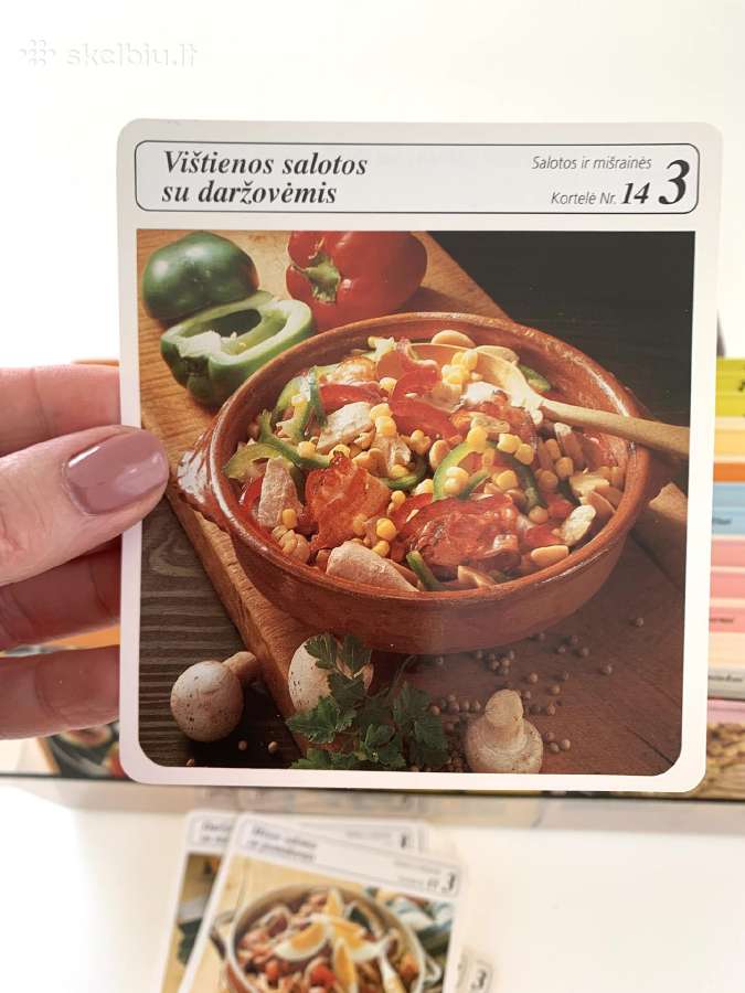 Maisto receptai dėžutėje kortelės 2088vnt - nuotraukos Nr. 4