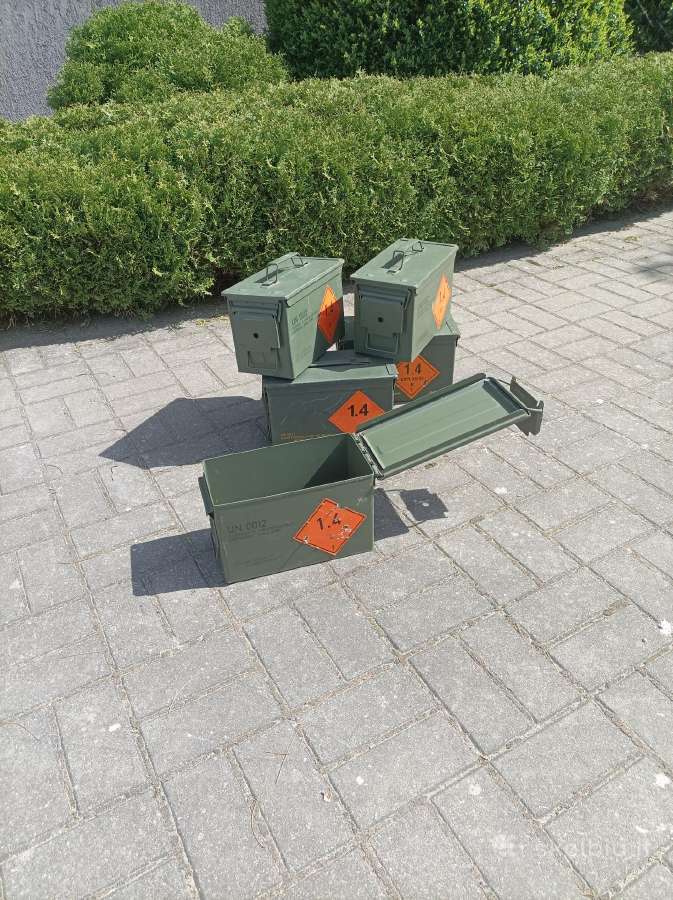 Metalinės hermetiškos karinės amunicinės dėžės - Skelbiu.lt