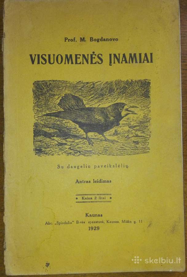 1456. Visuomenės Įnamiai Bogdanovas M.