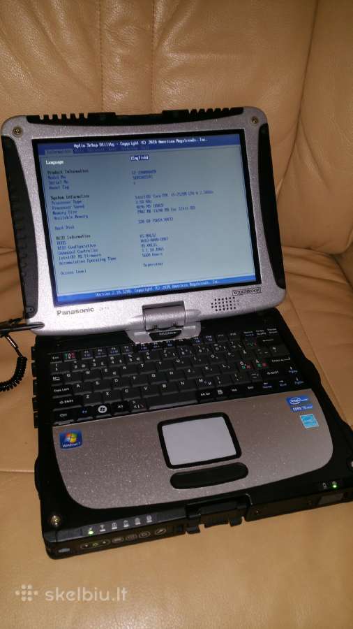Panasonic Toughbook CF-19 Mk5 LED Atsparus Kompiut - nuotraukos Nr. 2