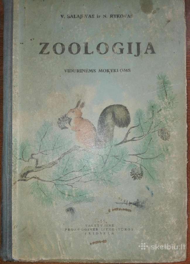 1458. Zoologija Salajevas V. 1950 m.