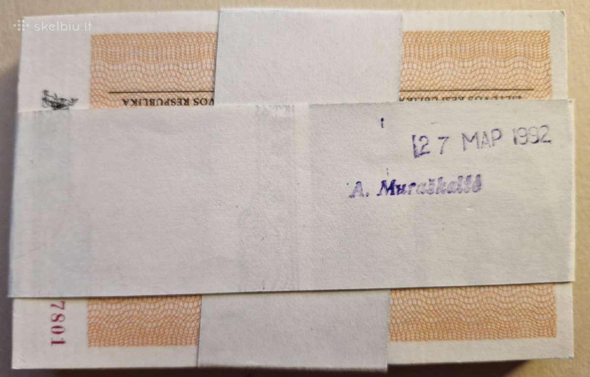 1992 Gegužės Maisto talonų originalus pakelis - nuotraukos Nr. 2