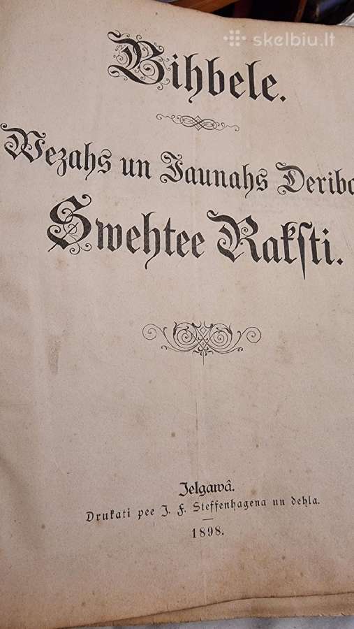 Bihbele. Wezahs un Jaunahs Deribas Swehtee Raksti - nuotraukos Nr. 2