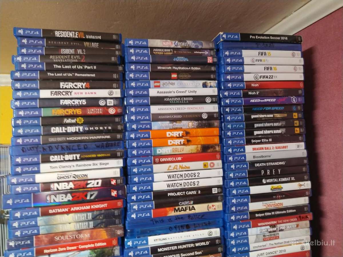 Playstation 4 žaidimai Ps4 Daug - nuotraukos Nr. 7
