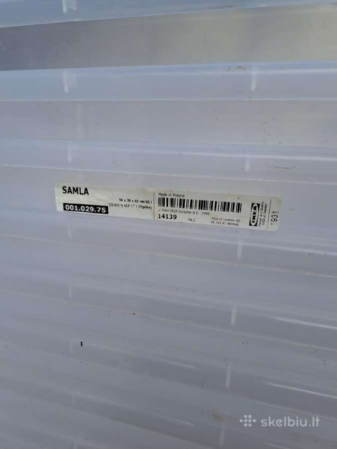 Daiktadėžės 65ltr.ikea - nuotraukos Nr. 6