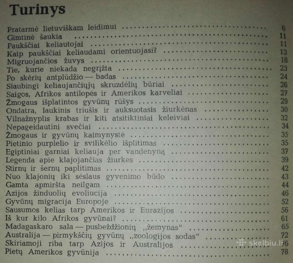 1464. Gyvūnų Migravimas Ir Plitimas Farkašas H. - nuotraukos Nr. 7