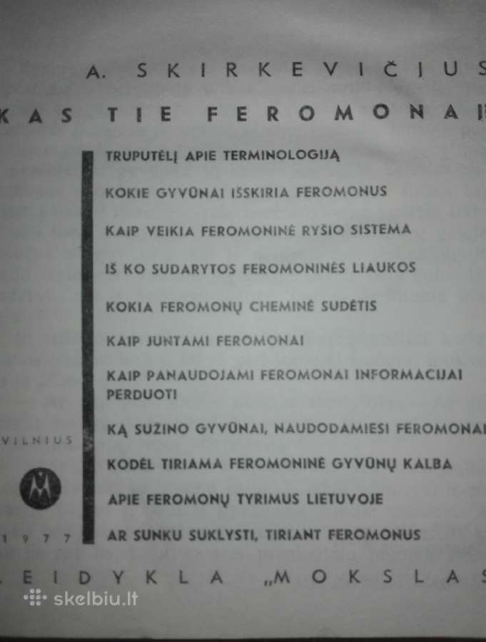 1466. Kas Tie Feromonai? Skirkevičius A. - nuotraukos Nr. 2