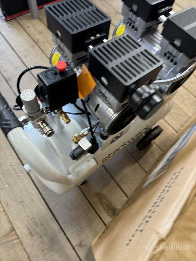 Kompresorius tylus 50l Starkwerk Sw 457/8 silent - nuotraukos Nr. 3