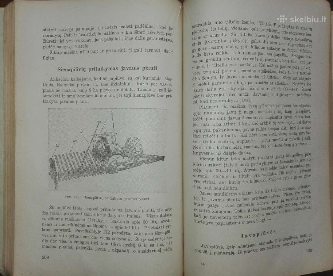 1477. Žemės Ūkui Mašinoa Ir Įrankiai - nuotraukos Nr. 5