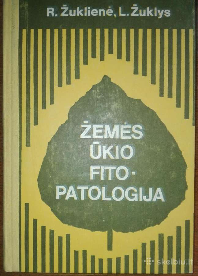 1482. Žemės Ūkio Fitopatologija Žuklienė R.