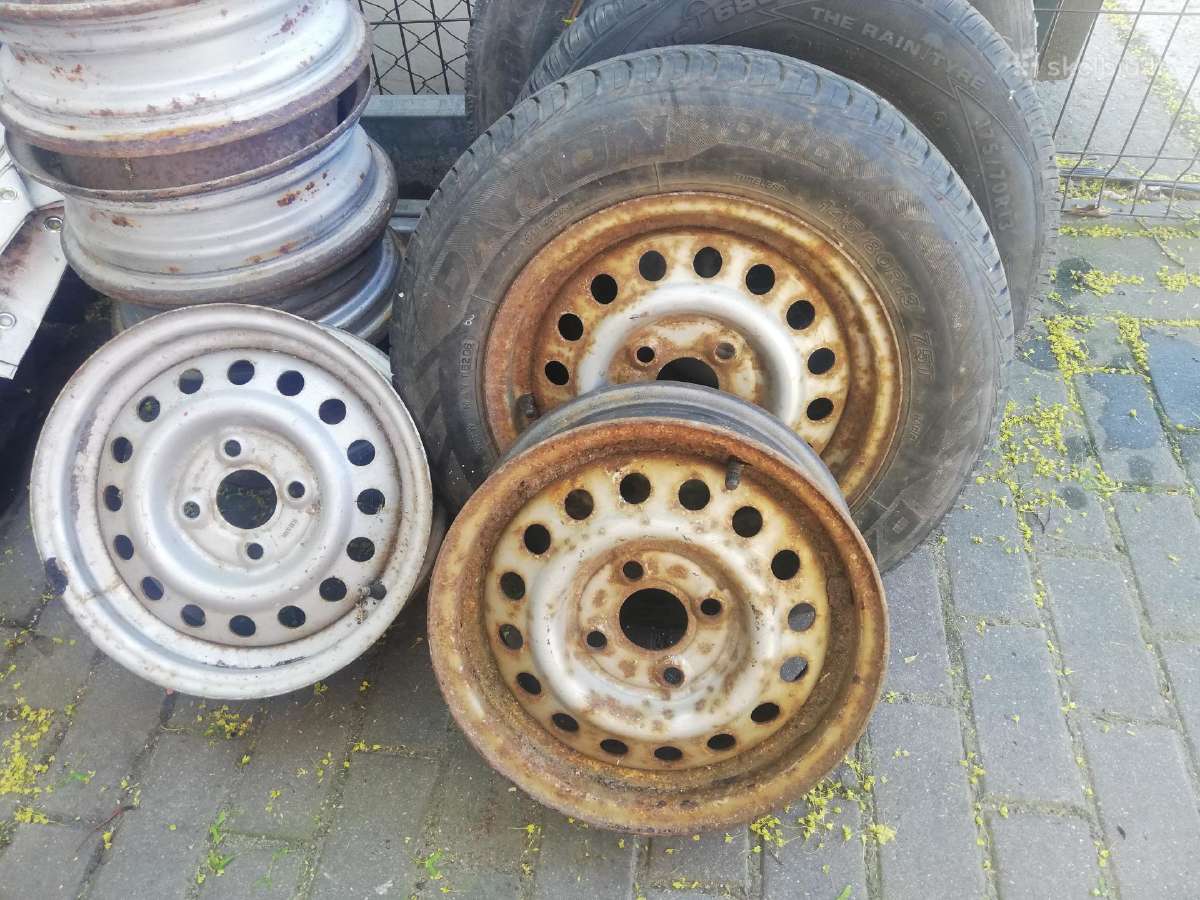 Priekabos ašis torsioninė ir ratai - nuotraukos Nr. 2