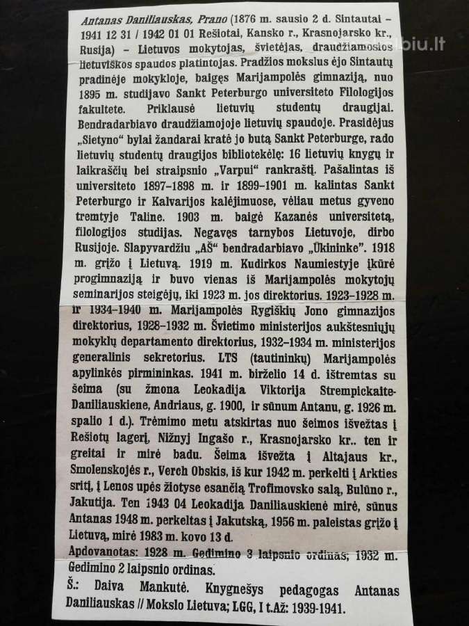 Foto.antanas daniliauskas - nuotraukos Nr. 4