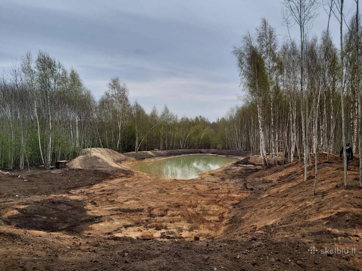 Tvenkinių kasimas,griovimo darbai,kiti žemėsdarbai - nuotraukos Nr. 12