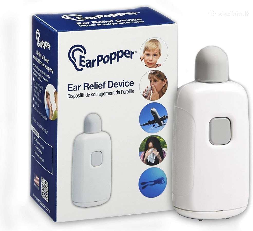 Earpopper - ausies slėgio reguliavimo prietaisas