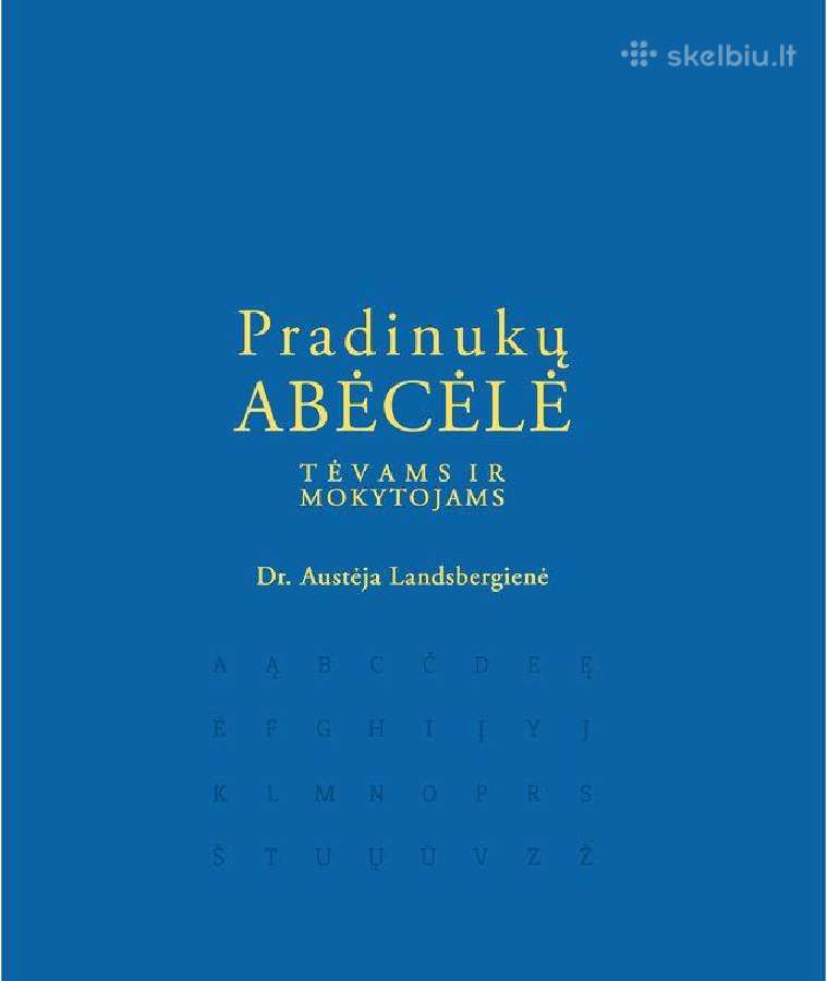 Pradinukų abėcėlė tėvams ir mokytojams