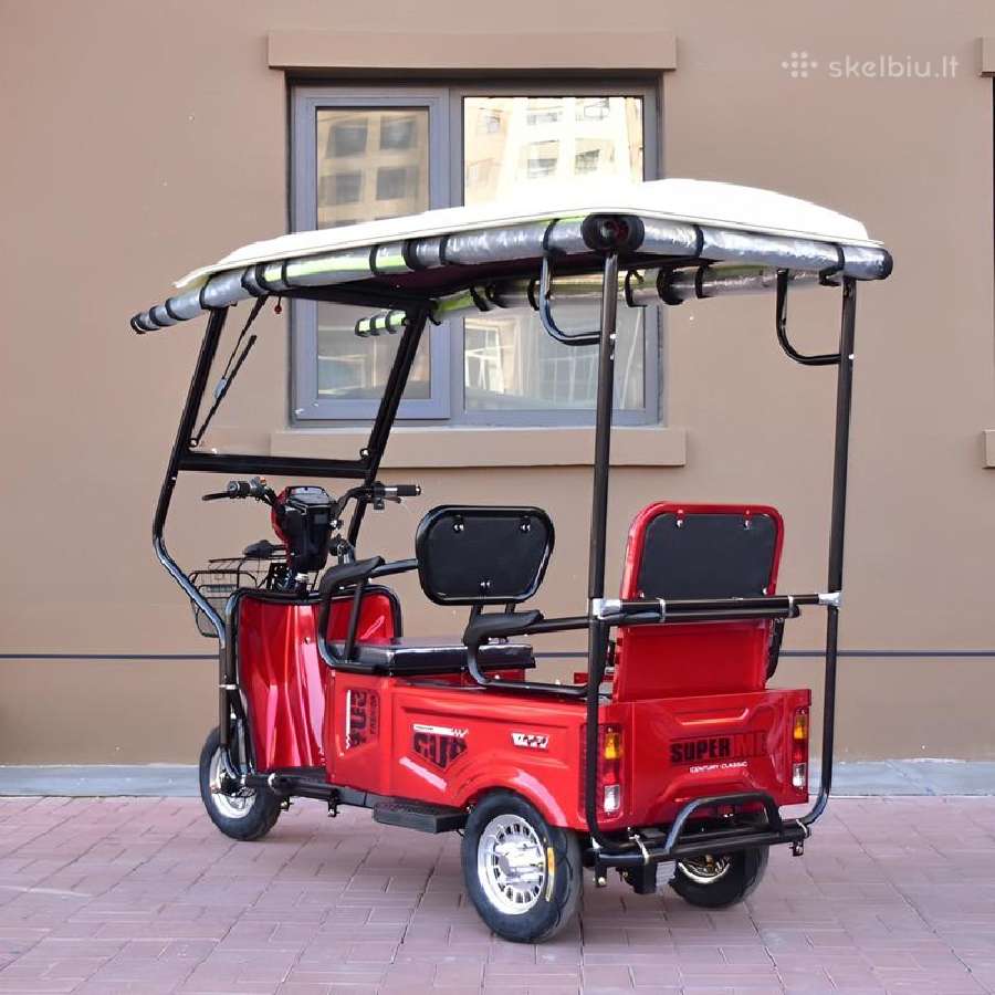 Elektrinis krovininis/keleivinis triratis SL-01 - nuotraukos Nr. 16