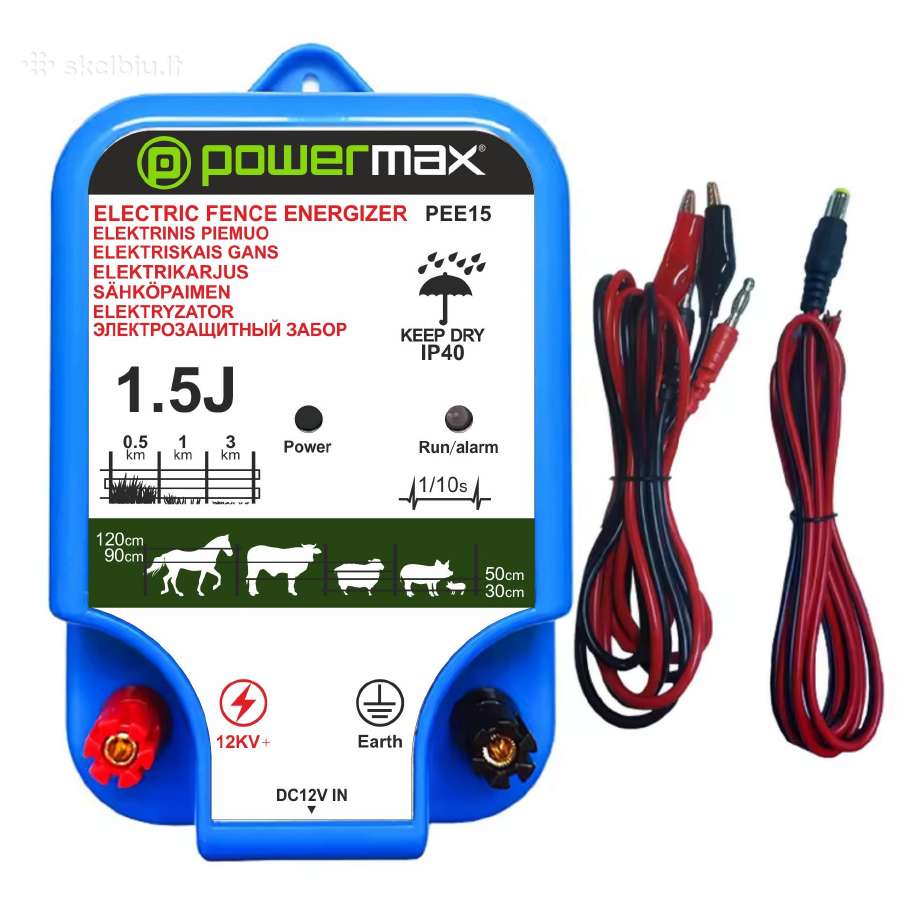 Elektrinis piemuo Powermax Pee15 1.5j