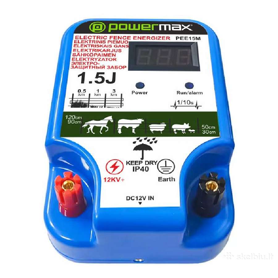 Elektrinis piemuo Powermax Pee15m 1.5j
