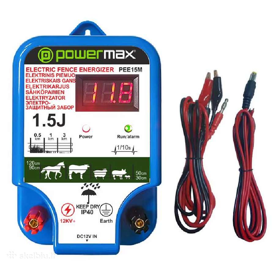 Elektrinis piemuo Powermax Pee15m 1.5j - nuotraukos Nr. 3