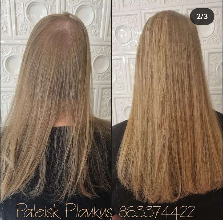 Uv LED Bekapsulinis Plaukų Priauginimas pas Reveka - nuotraukos Nr. 18