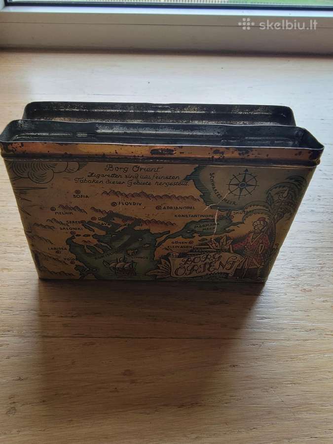 Senovinė Borgo Orient skardinė cigarečių dėžutė - nuotraukos Nr. 3