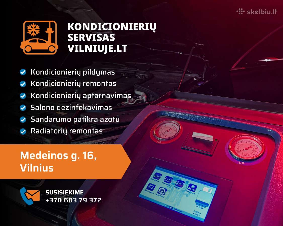 Kondicionierių Servisas Vilniuje, pildymas - nuotraukos Nr. 2