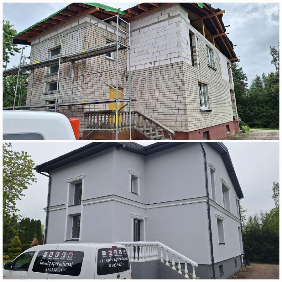 Fasadų šiltinimas, dekoras, klinkeris. Klaipėda - nuotraukos Nr. 22