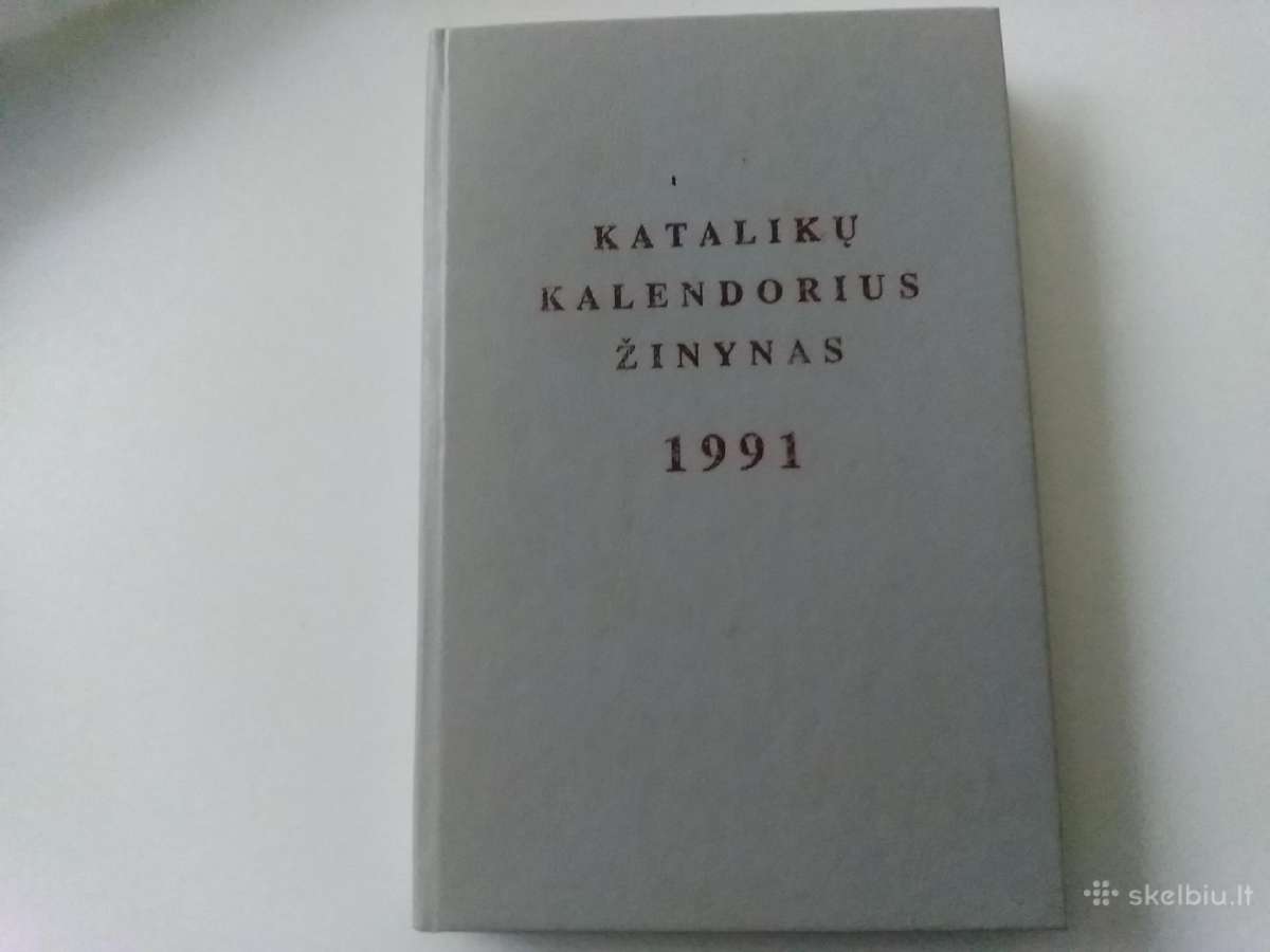 Katalikų kalendorius žinynas 1991